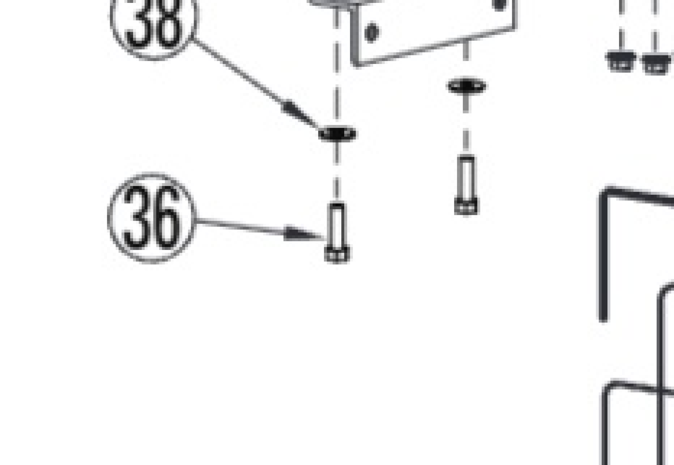 Highlighted location of this part in an interactive parts breakdown