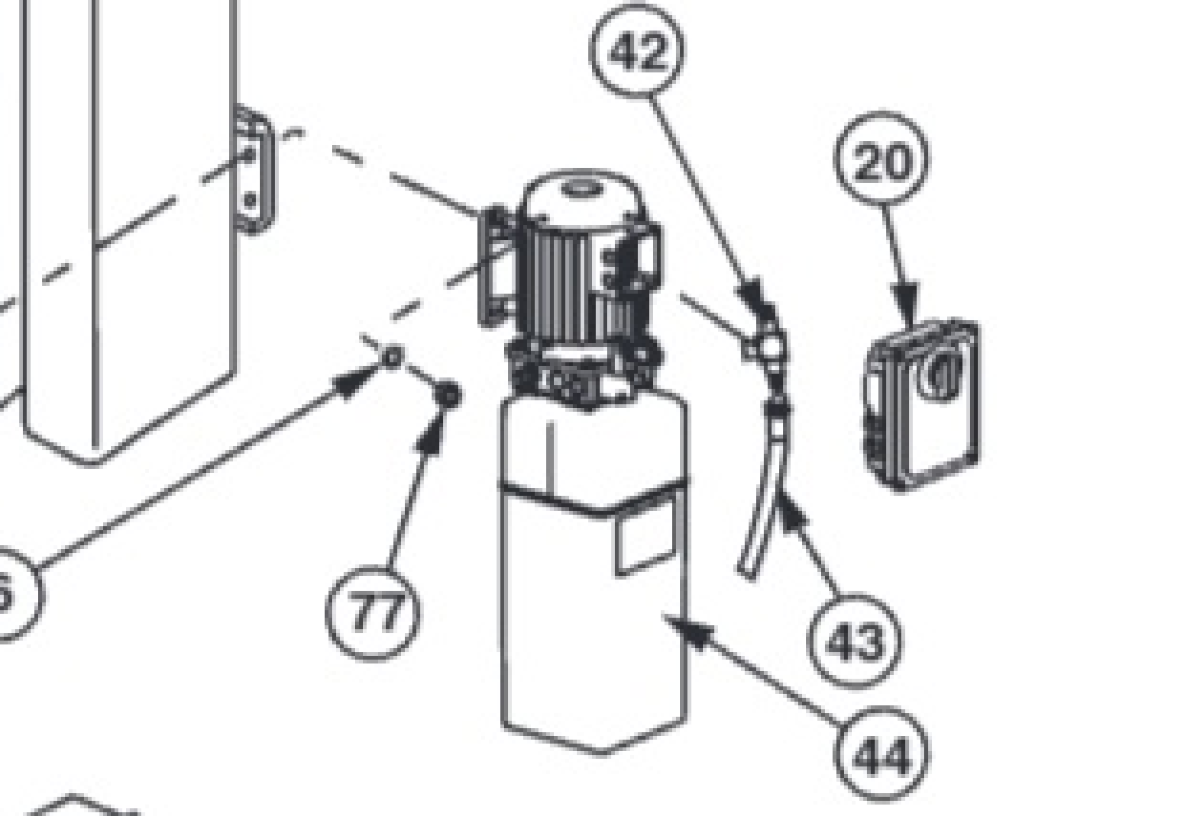 Highlighted location of this part in an interactive parts breakdown