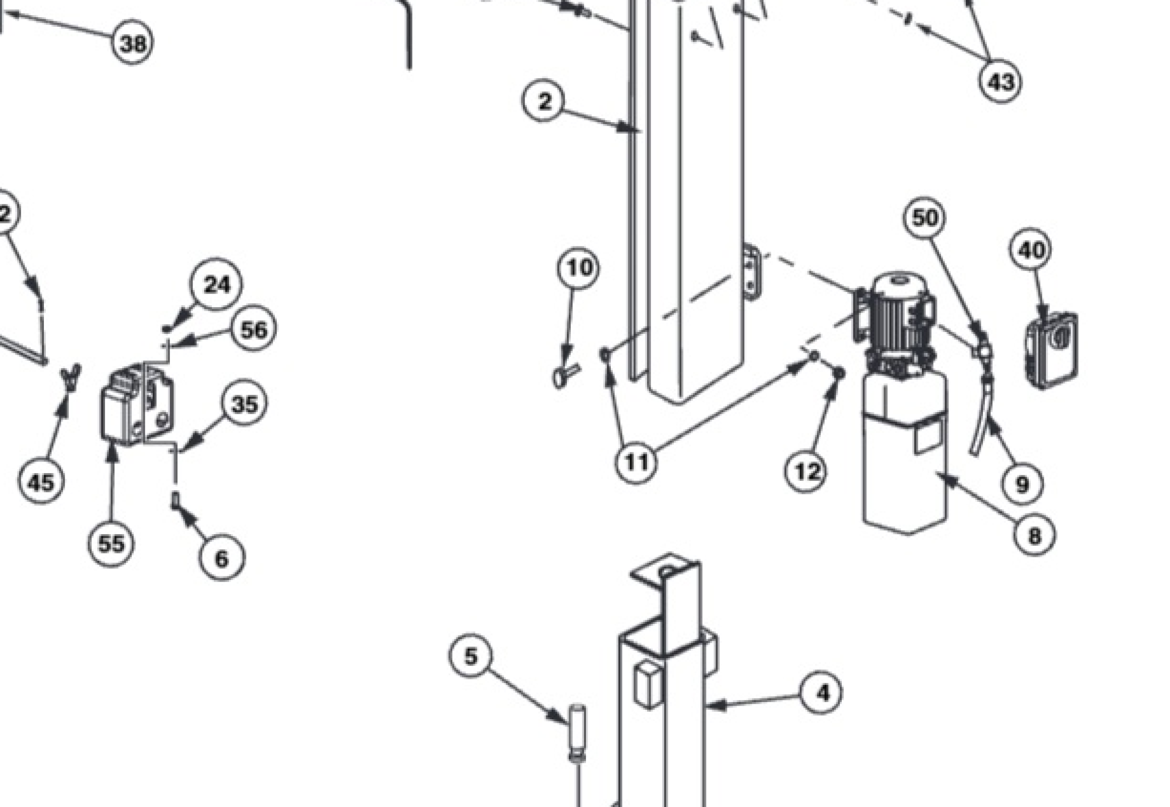 Highlighted location of this part in an interactive parts breakdown