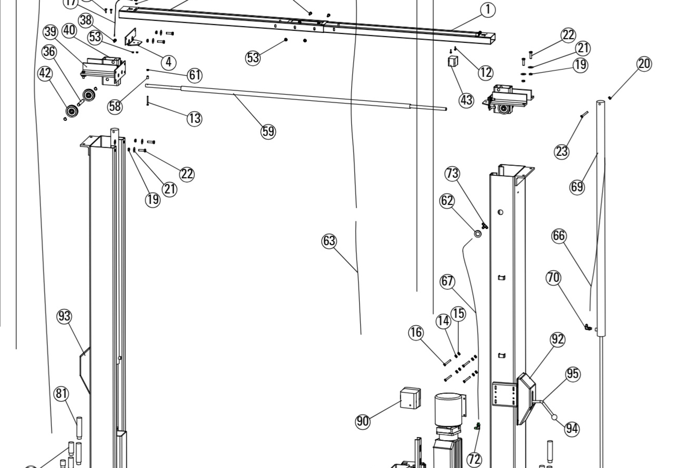 Highlighted location of this part in an interactive parts breakdown