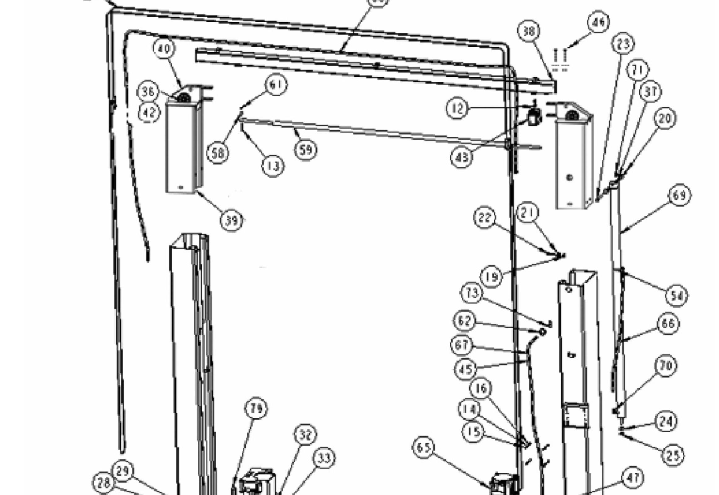 Highlighted location of this part in an interactive parts breakdown